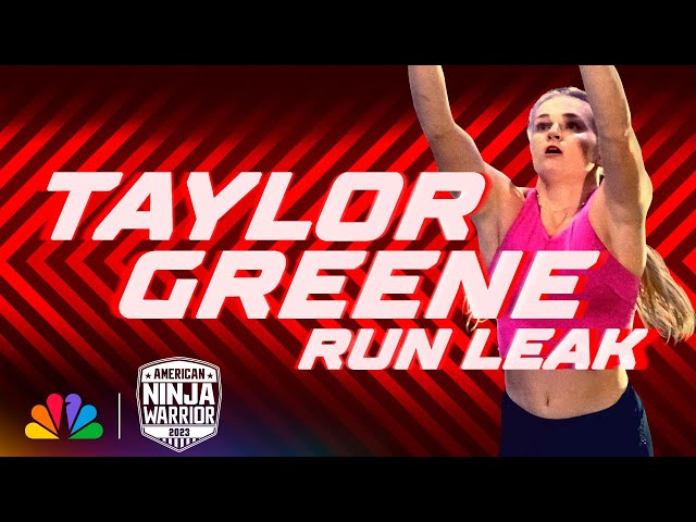 LEAK: Teenager Taylor Greene Is Seconds Away From a Stage 1 Buzzer | American Ninja Warrior | NBC