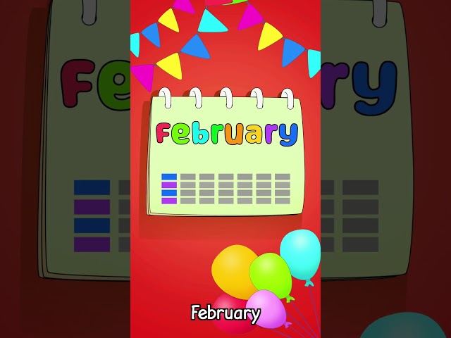 Birthday Song for Kids February | Happy Birthday February Babies and Children by Patty Shukla #short