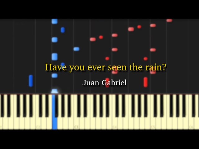 Have You Ever Seen The Rain? (Gracias al Sol) - Juan Gabriel / Piano Tutorial