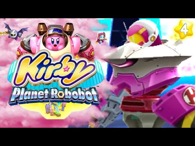 Pink Ranger In The Building! | Kirby: Planet Robobot Walkthrough Part 4