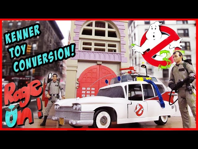 The real Ghostbusters retro Kenner toy Ecto 1  conversion repaint custom vintage toy
