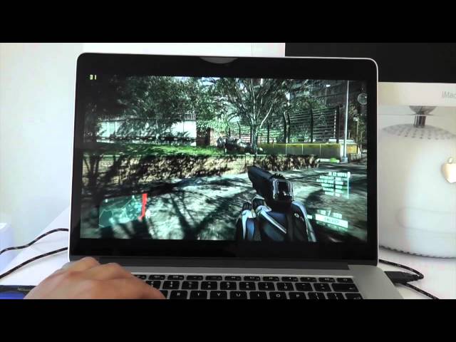 Retina MacBook Pro vs Alienware m14x Crysis 2 - Gaming
