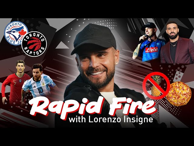 Pineapple Pizza? Messi or Ronaldo? Drake or Clementino? | Lorenzo Insigne Rapid Fire Q&A 🔥