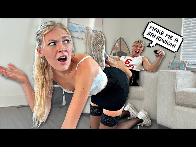 BEING MY FIANCE'S MAID FOR 24 HOURS!