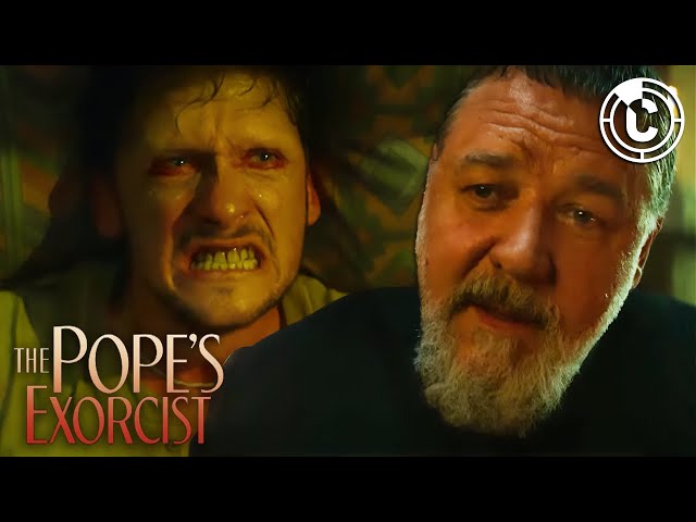 The Pope's Exorcist | Exorcism With A Pig - Russell Crowe |  CineClips