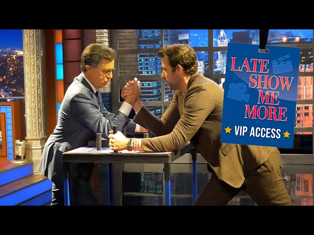 Late Show Me More: Backstage with John Krasinski!