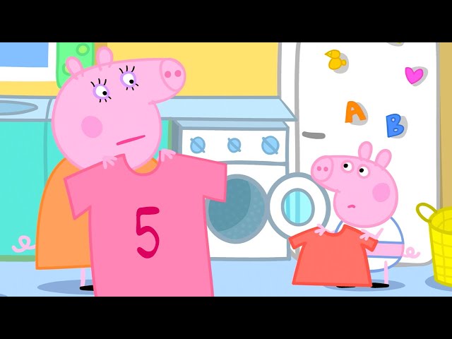 Daddy Pig's Clothes Turn PINK 👚 | Peppa Pig Official Full Episodes