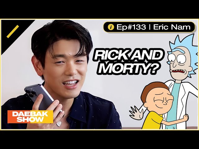 Eric Nam Makes His Rap Debut with "Rick & Morty" | Daebak Show Ep. #133 Highlight