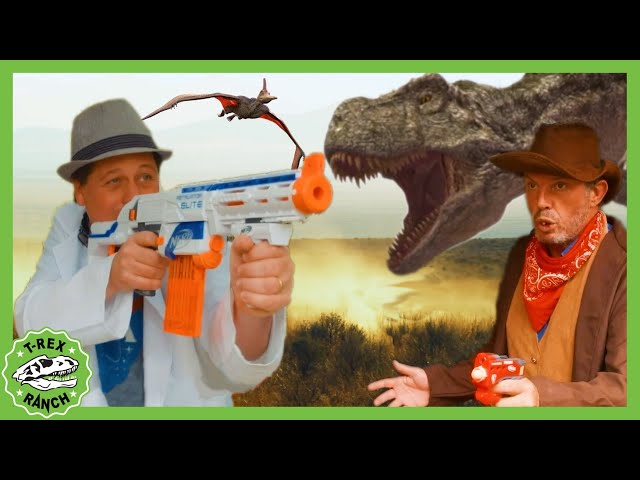 Despicable G Wants The Dino Park! | T-Rex Ranch Dinosaur Videos