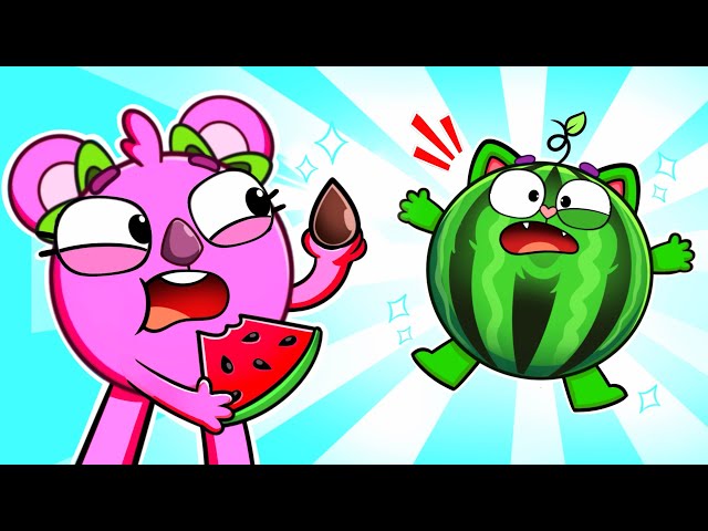 🍉 Watermelon Is Growing In My Tummy Song 😋 And More Funny Kids Songs 😻🐨🐰🦁 by Baby Zoo Karaoke