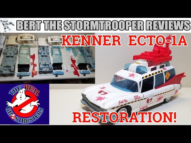 Kenner Real Ghostbusters; Ecto-1A Restoration! Bert the Stomrtooper Reviews!