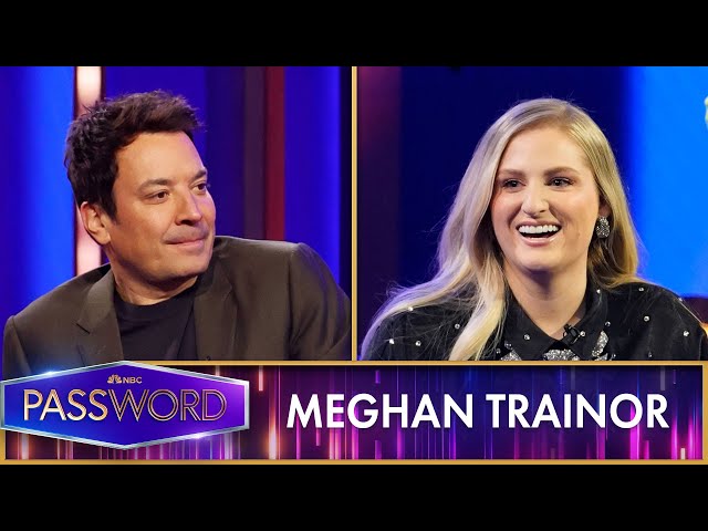Meghan Trainor Shoots the Moon in a Round of Password