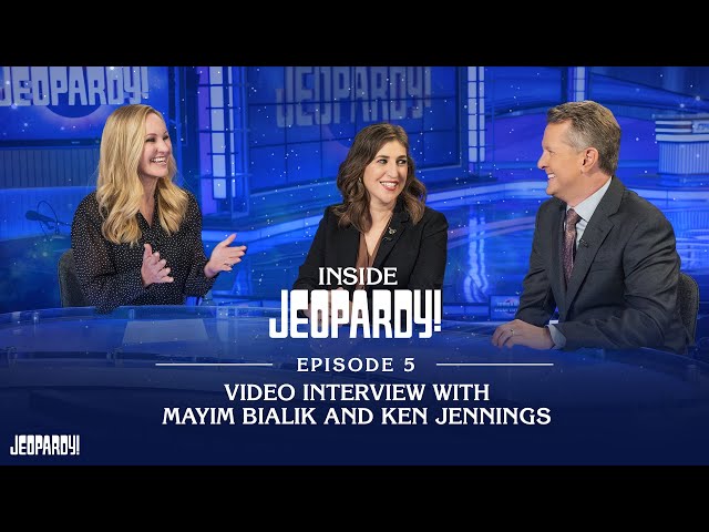 Mayim Bialik & Ken Jennings Share All | Inside Jeopardy! | JEOPARDY!