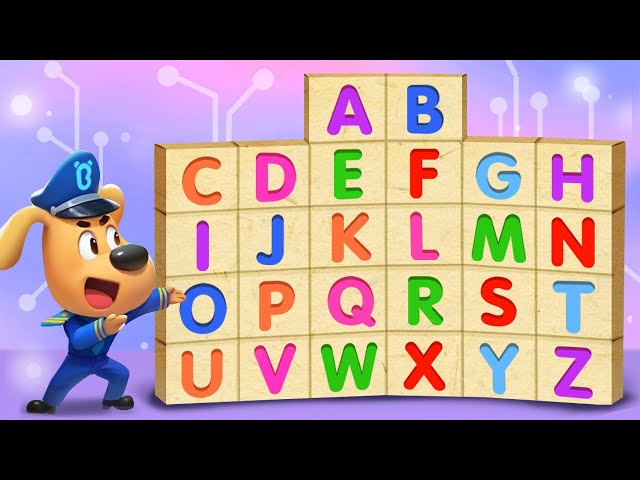 Learn the Alphabet with Sheriff | ABC Song | Educational | Kids Cartoon | Sheriff Labrador | BabyBus
