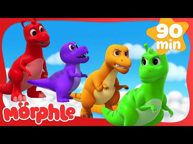 Color T-Rex Dinosaurs and Eggs🦖🦕 | Cartoons for Kids | Mila and Morphle