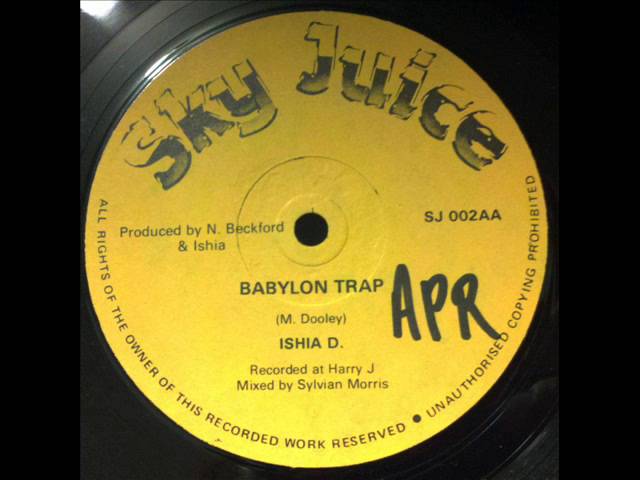 Ishia D Babylon Trap Sky Juice 12" DJ APR
