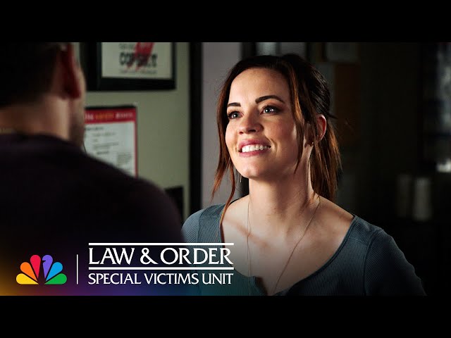 Velasco and Muncy Get Flirty | Law & Order: SVU | NBC