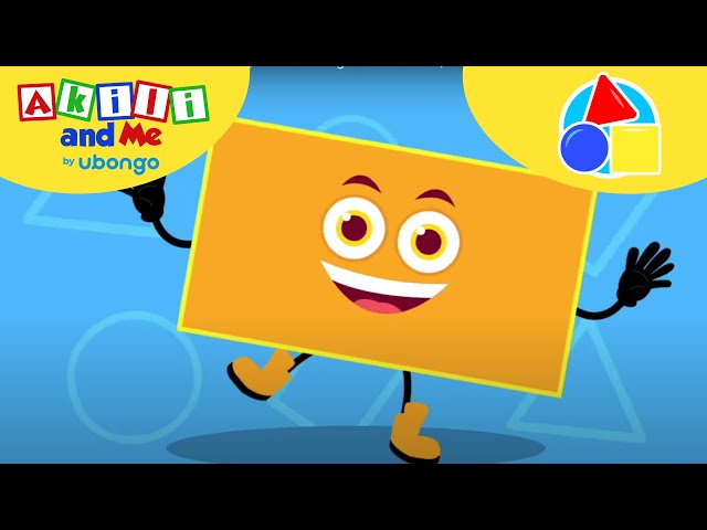 RECTANGLE: Learn Shapes with Akili! | New Words With Akili and Me | African Educational Cartoons
