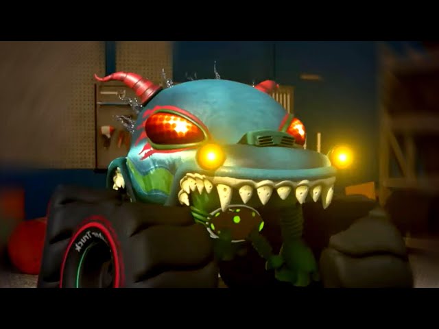 Scary Monster Truck Dan and Spooky Car Story for Kids