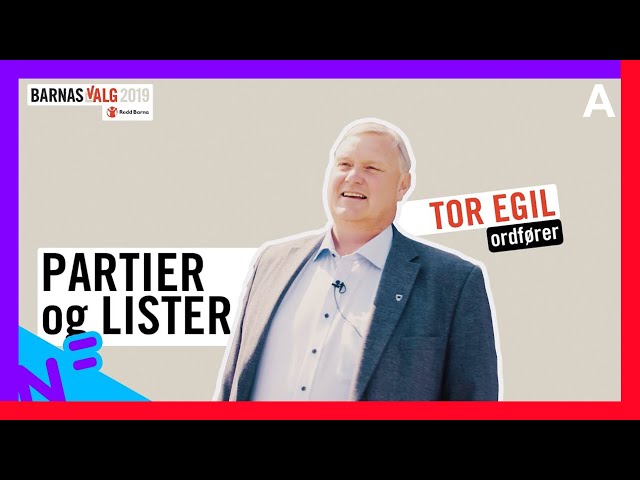 Tor Egil forteller om partier og lister! - Barnas Valgshow