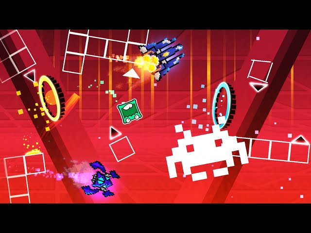 This is Layout? l "Space Invaders" by AlmanzaAR (Layout Styled Demon) l Geometry dash 2.11