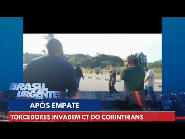 Torcedores invadem CT para cobrar elenco do Corinthians; time está de folga | Brasil Urgente