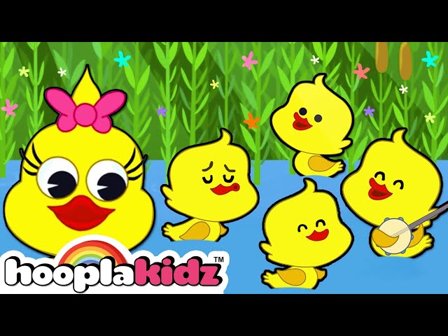 Five Little Ducks Song | HooplaKidz Nursery Rhymes and Kids Songs