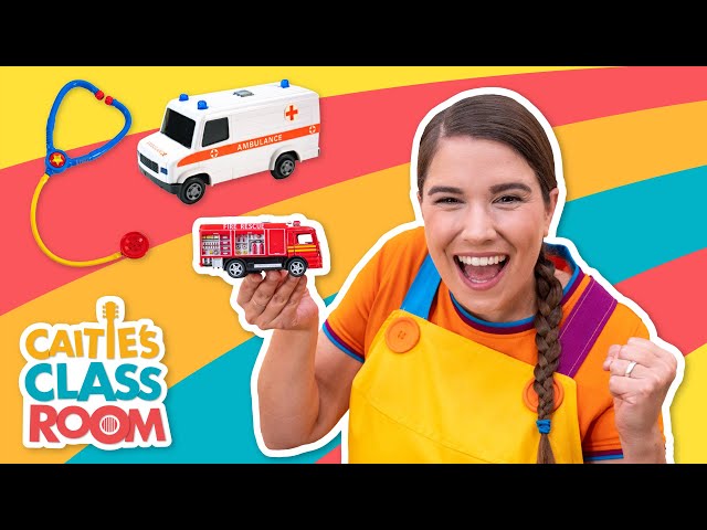 Community Helpers | Caitie's Classroom | Pretend Play for Kids