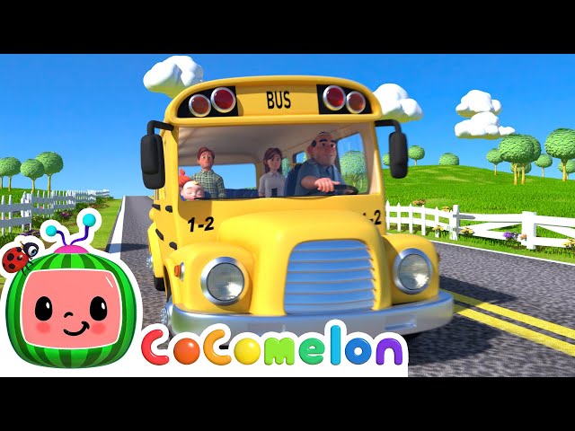 Wheels on the Bus! | @CoComelon | Kids Learn! | Nursery Rhymes | Sing Along