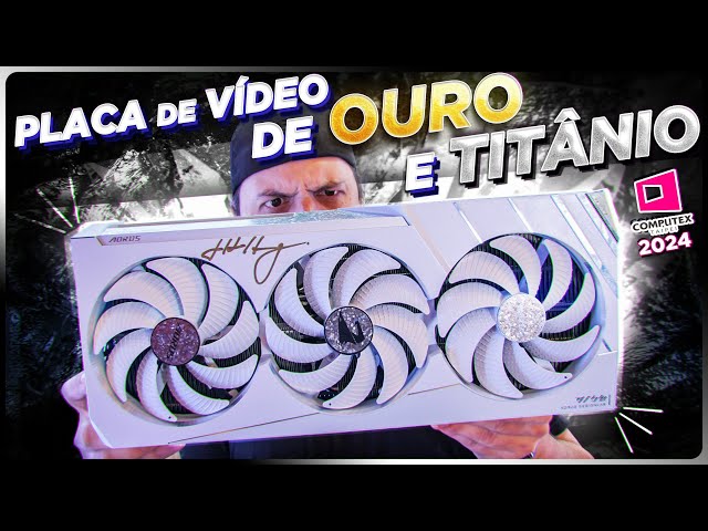 Essa PLACA DE VÍDEO GIGANTE é feita com OURO e TITÂNIO!