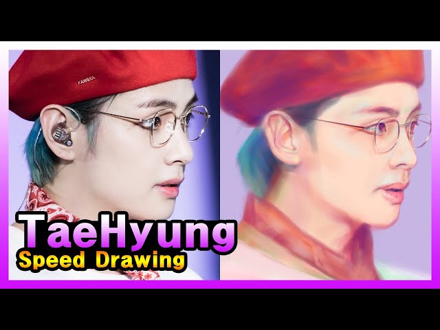 [Speed Drawing] 방탄소년단 뷔(태형) / BTS DRAWING V (TAEHYUNG)