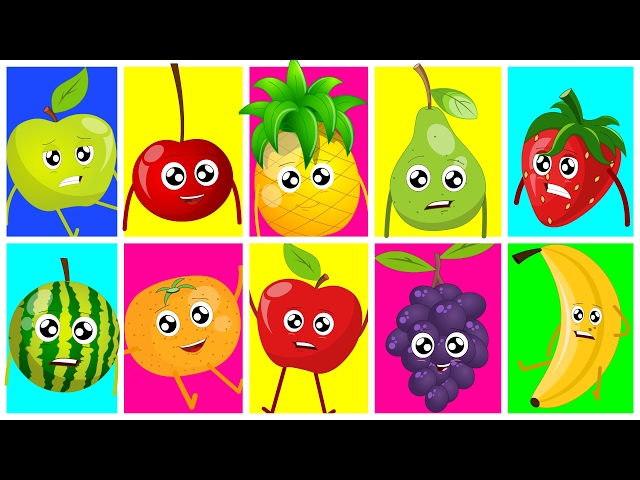 Ten In The Bed | Fruits Song | Learn Fruits | Nursery Rhymes | Kids Songs | Baby Rhymes