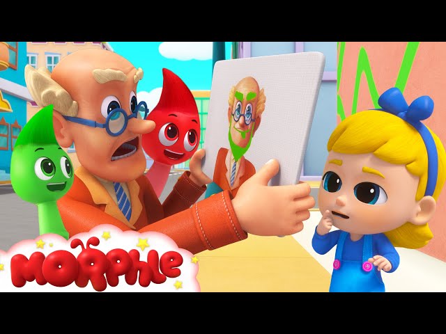 Paint It Green - Painting Colors with Morphle and Mila | Cartoons for Kids | My Magic Pet Morphle