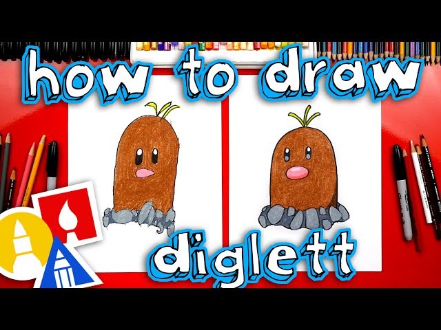 How To Draw Diglett From Pokemon