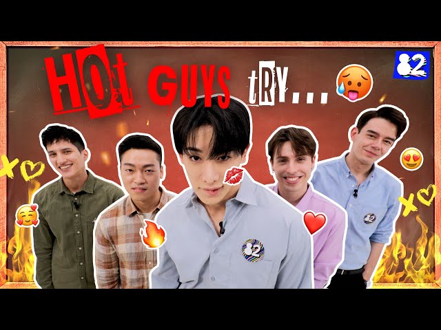 Tongue Twister with Handsome Guys From All Around the World 🌎  | Hot Guys Try Tongue Twister | WONHO