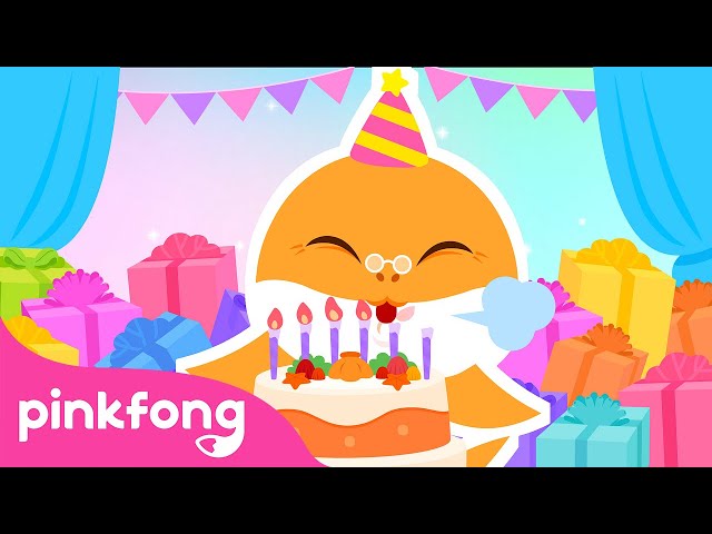 Happy Birthday Song (Hiphop Version) | Happy Birthday, Grandma Shark! | Pinkfong Song for Kids