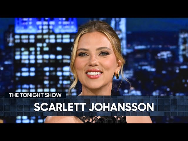 Scarlett Johansson Talks Not Wanting to go to Space, Reading Lines with Colin Jost (Extended)