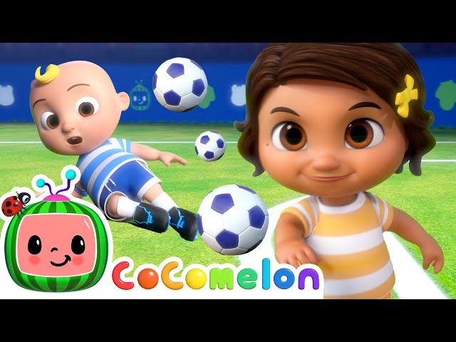 Nina's Soccer Song! ⚽ | Nina's Familia | CoComelon Nursery Rhymes & Kids Songs