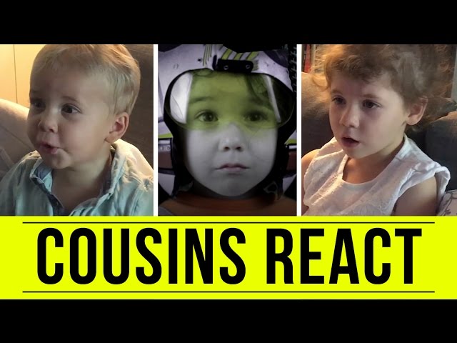 Amelia's Cousins React to her STAR WARS Video