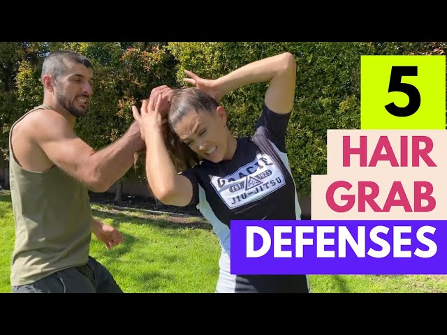 5 Hair Grab Defenses - Women's Self-defense Techniques