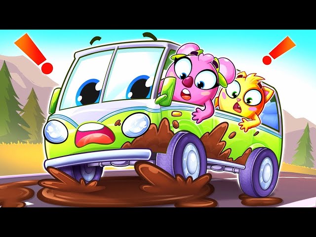 My Сar Loves Muddy Puddles Song 🚙🧼 | Funny Kids Songs 😻🐨🐰🦁 And Nursery Rhymes by Baby Zoo