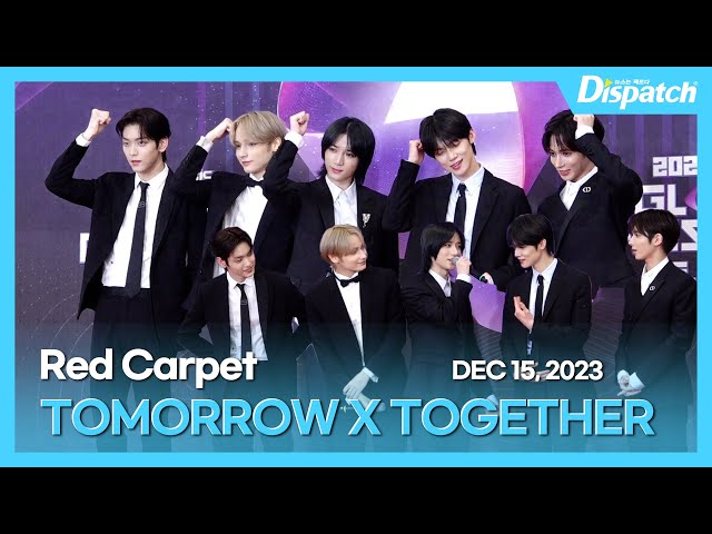 TOMORROW X TOGETHER, '2023 MUSICNBANK GLOBAL FESTIVAL' RED CARPET