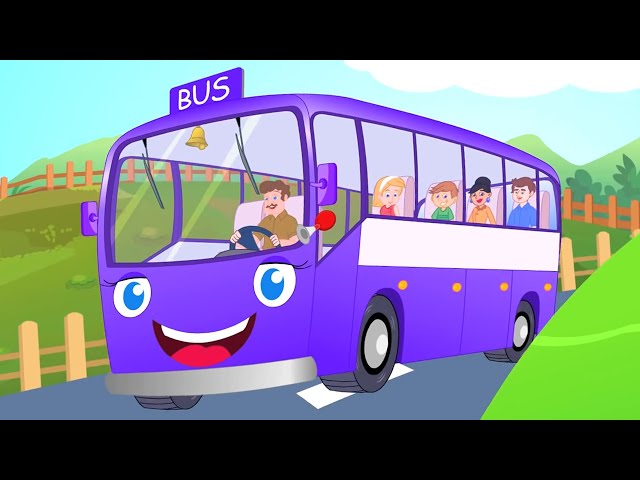 Wheels on The Bus | Nursery Rhymes for Children | Kid Songs | Cartoon Videos | Baby Cars Tv