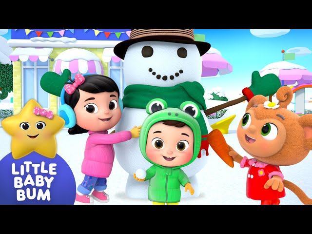 Merry Christmas Snowman Song ⭐Baby Max Holiday Time! LittleBabyBum - Nursery Rhymes for Babies | LBB