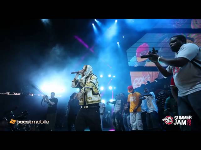 French Montana performs Shot Caller at Summer Jam 2012