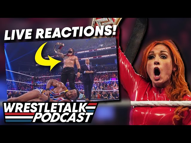 WWE Survivor Series 2021 LIVE REACTIONS! | WrestleTalk Podcast
