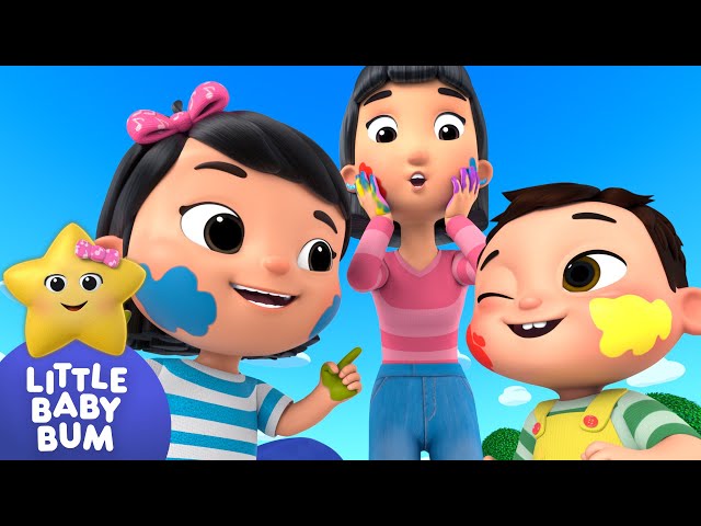 Learn to Mix Colors ⭐ Mia & Max Learning Time! LittleBabyBum - Nursery Rhymes for Babies | LBB