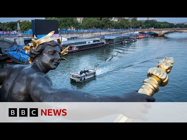 Paris 2024 Olympics: Men’s triathlon postponed over poor water quality | BBC News
