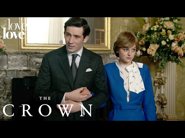 The Crown | Diana And Charles Are Engaged | Love Love
