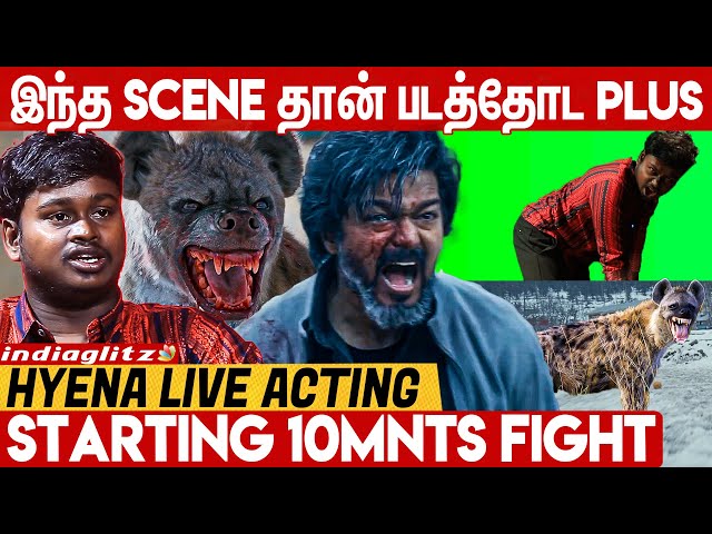 🔥Leo Hyena Fight Scene Making 🔥Live Performance : Kalai Exclusive About Hyena Dupe | Vijay | Lokesh